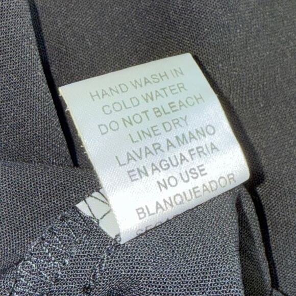 Entro Black Romper Women’s S Button Front Tie Waist 3/4 Sleeve One Piece Casual - Picture 11 of 16